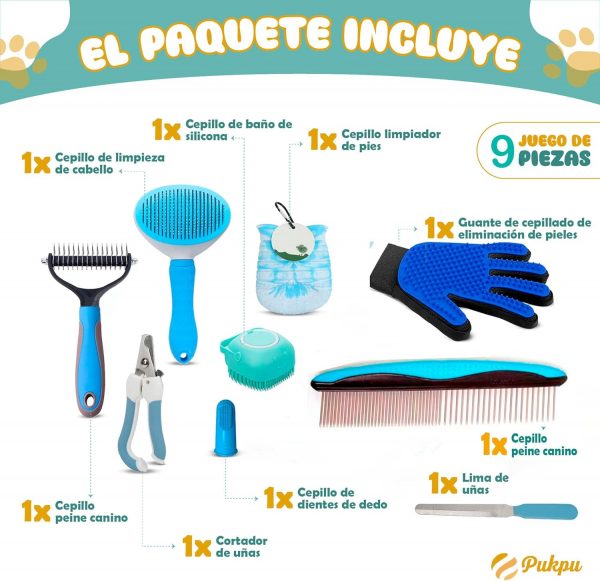 kit de aseo para mascotas